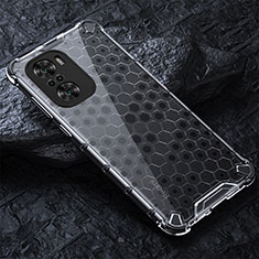 Coque Rebord Contour Silicone et Vitre Transparente Housse Etui 360 Degres AM3 pour Xiaomi Poco F3 5G Blanc