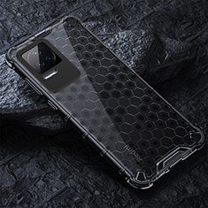 Coque Rebord Contour Silicone et Vitre Transparente Housse Etui 360 Degres AM3 pour Xiaomi Redmi K50 5G Noir