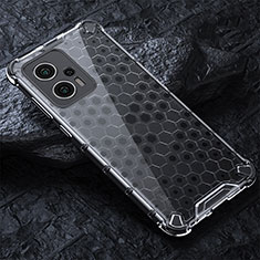 Coque Rebord Contour Silicone et Vitre Transparente Housse Etui 360 Degres AM3 pour Xiaomi Redmi K50i 5G Blanc