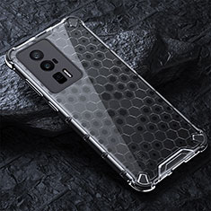 Coque Rebord Contour Silicone et Vitre Transparente Housse Etui 360 Degres AM3 pour Xiaomi Redmi K60 5G Blanc