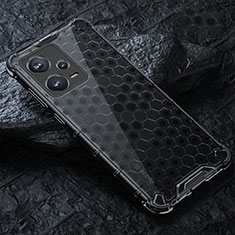 Coque Rebord Contour Silicone et Vitre Transparente Housse Etui 360 Degres AM3 pour Xiaomi Redmi Note 12 5G Noir