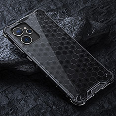 Coque Rebord Contour Silicone et Vitre Transparente Housse Etui 360 Degres AM4 pour Realme 10T 5G Noir