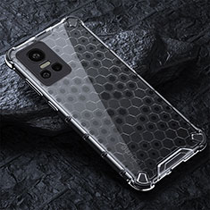 Coque Rebord Contour Silicone et Vitre Transparente Housse Etui 360 Degres AM4 pour Realme GT Neo3 5G Gris