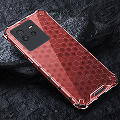 Coque Rebord Contour Silicone et Vitre Transparente Housse Etui 360 Degres AM4 pour Vivo iQOO Neo6 SE 5G Gris