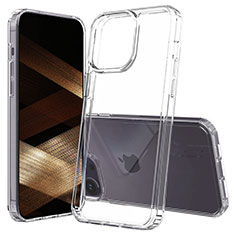 Coque Rebord Contour Silicone et Vitre Transparente Housse Etui 360 Degres ZJ2 pour Apple iPhone 13 Pro Clair