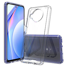 Coque Rebord Contour Silicone et Vitre Transparente Housse Etui 360 Degres ZJ5 pour Xiaomi Mi 10T Lite 5G Clair