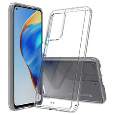 Coque Rebord Contour Silicone et Vitre Transparente Housse Etui 360 Degres ZJ5 pour Xiaomi Mi 10T Pro 5G Clair