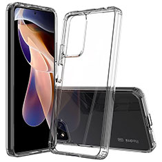 Coque Rebord Contour Silicone et Vitre Transparente Housse Etui 360 Degres ZJ5 pour Xiaomi Poco X4 NFC Clair