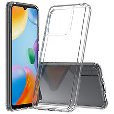 Coque Rebord Contour Silicone et Vitre Transparente Housse Etui 360 Degres ZJ5 pour Xiaomi Redmi 10C 4G Clair