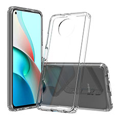 Coque Rebord Contour Silicone et Vitre Transparente Housse Etui 360 Degres ZJ5 pour Xiaomi Redmi Note 9 5G Clair