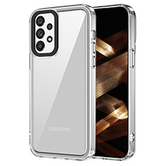 Coque Rebord Contour Silicone et Vitre Transparente Housse Etui AC1 pour Samsung Galaxy A52s 5G Clair