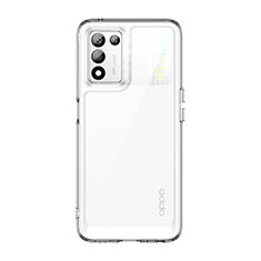 Coque Rebord Contour Silicone et Vitre Transparente Housse Etui J01S pour Oppo K9S 5G Clair