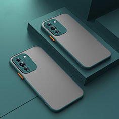 Coque Rebord Contour Silicone et Vitre Transparente Housse Etui pour Huawei Nova 10 Pro Vert Nuit