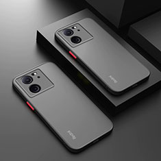 Coque Rebord Contour Silicone et Vitre Transparente Housse Etui pour Xiaomi Redmi K60 Ultra 5G Noir