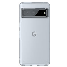 Coque Rebord Contour Silicone et Vitre Transparente Housse Etui WL1 pour Google Pixel 7 5G Clair