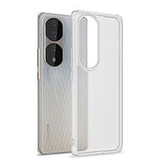 Coque Rebord Contour Silicone et Vitre Transparente Housse Etui WL1 pour Huawei Honor 70 Pro 5G Clair