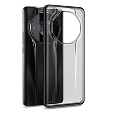 Coque Rebord Contour Silicone et Vitre Transparente Housse Etui WL1 pour Huawei Honor Magic4 Ultimate 5G Noir