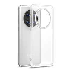 Coque Rebord Contour Silicone et Vitre Transparente Housse Etui WL1 pour Huawei Mate 50 Pro Clair