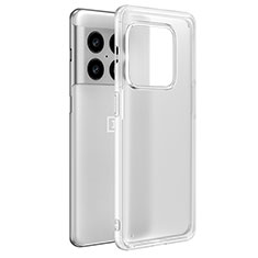 Coque Rebord Contour Silicone et Vitre Transparente Housse Etui WL1 pour OnePlus 10 Pro 5G Clair