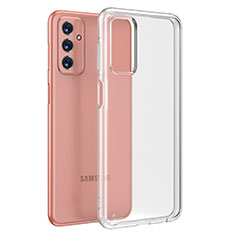 Coque Rebord Contour Silicone et Vitre Transparente Housse Etui WL1 pour Samsung Galaxy F23 5G Clair