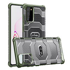 Coque Rebord Contour Silicone et Vitre Transparente Housse Etui WL1 pour Samsung Galaxy S20 FE 4G Pastel Vert