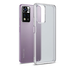 Coque Rebord Contour Silicone et Vitre Transparente Housse Etui WL1 pour Xiaomi Mi 11i 5G (2022) Clair