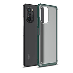 Coque Rebord Contour Silicone et Vitre Transparente Housse Etui WL1 pour Xiaomi Mi 11X 5G Vert