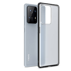 Coque Rebord Contour Silicone et Vitre Transparente Housse Etui WL1 pour Xiaomi Mi Mix 4 5G Noir