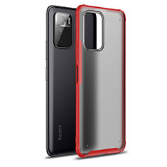 Coque Rebord Contour Silicone et Vitre Transparente Housse Etui WL1 pour Xiaomi Poco X3 GT 5G Rouge