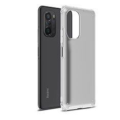 Coque Rebord Contour Silicone et Vitre Transparente Housse Etui WL1 pour Xiaomi Redmi K40 5G Clair