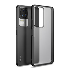 Coque Rebord Contour Silicone et Vitre Transparente Housse Etui WL1 pour Xiaomi Redmi K50 5G Noir