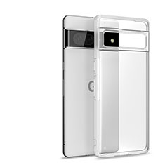 Coque Rebord Contour Silicone et Vitre Transparente Housse Etui WL2 pour Google Pixel 7 5G Clair