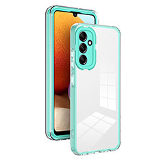 Coque Rebord Contour Silicone et Vitre Transparente Miroir Housse Etui H01P pour Samsung Galaxy A24 4G Vert