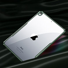 Coque Rebord Contour Silicone et Vitre Transparente Miroir Housse Etui pour Apple iPad Air 4 10.9 (2020) Vert Nuit