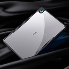 Coque Rebord Contour Silicone et Vitre Transparente Miroir Housse Etui pour Huawei MediaPad M6 10.8 Noir