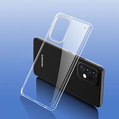 Coque Rebord Contour Silicone et Vitre Transparente Miroir Housse Etui WL2 pour Samsung Galaxy A23 4G Clair