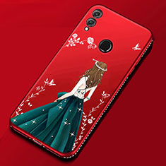 Coque Silicone Dos de Fille Souple Couleur Unie Etui Housse pour Huawei Honor View 10 Lite Mixte