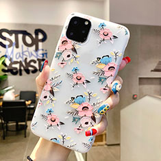 Coque Silicone Fleurs Souple Couleur Unie Etui Housse H11 pour Apple iPhone 11 Pro Max Mixte