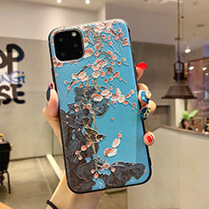 Coque Silicone Fleurs Souple Couleur Unie Etui Housse H20 pour Apple iPhone 11 Pro Mixte