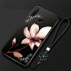 Coque Silicone Fleurs Souple Couleur Unie Etui Housse pour Huawei Honor 20E Mixte