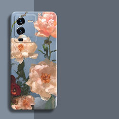 Coque Silicone Fleurs Souple Couleur Unie Etui Housse pour Vivo V25 Pro 5G Mixte