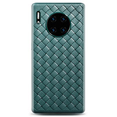 Coque Silicone Gel Motif Cuir Housse Etui D01 pour Huawei Mate 30 Pro 5G Vert