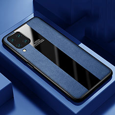 Coque Silicone Gel Motif Cuir Housse Etui H03 pour Huawei Nova 7i Bleu