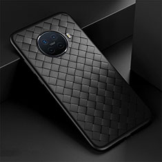 Coque Silicone Gel Motif Cuir Housse Etui pour Oppo Ace2 Noir