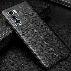 Coque Silicone Gel Motif Cuir Housse Etui pour Realme GT Master Explorer 5G Noir