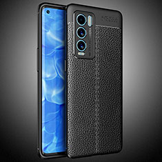 Coque Silicone Gel Motif Cuir Housse Etui WL2 pour Realme GT Master Explorer 5G Noir