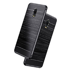 Coque Silicone Gel Serge pour Samsung Galaxy C8 C710F Noir