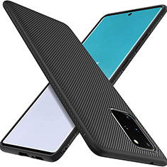Coque Silicone Gel Serge pour Samsung Galaxy S20 Plus 5G Noir