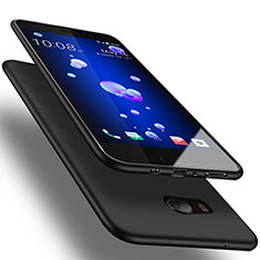 Coque Silicone Gel Souple Couleur Unie pour HTC U11 Noir