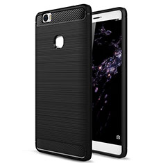 Coque Silicone Gel Souple Couleur Unie pour Huawei Honor Note 8 Noir